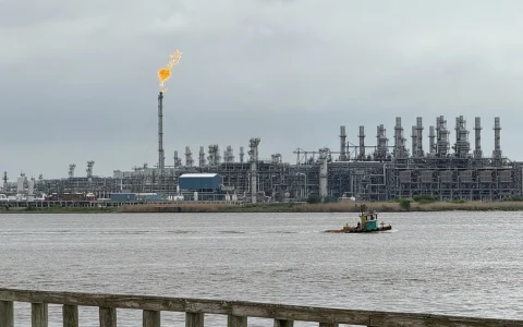 Cheniere Sabine Pass LNG terminal in Louisiana.