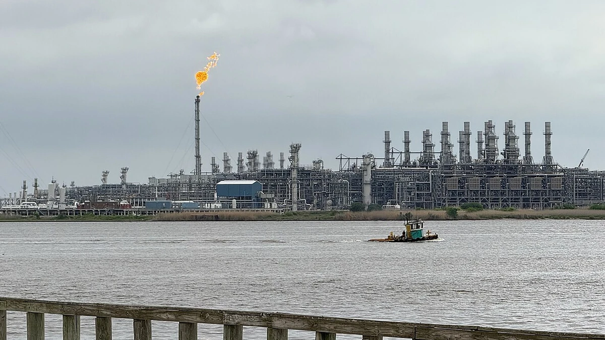 Cheniere Sabine Pass LNG terminal in Louisiana.