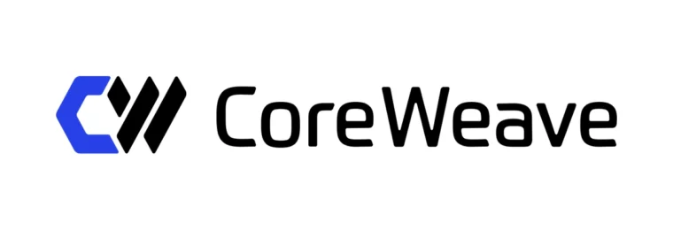 CoreWeave corporate logo.