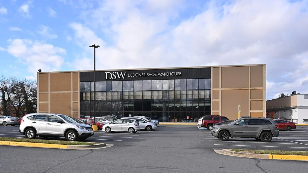 DSW Designer Shoe Warehouse at Georgetown Square in Bethesda, Maryland.