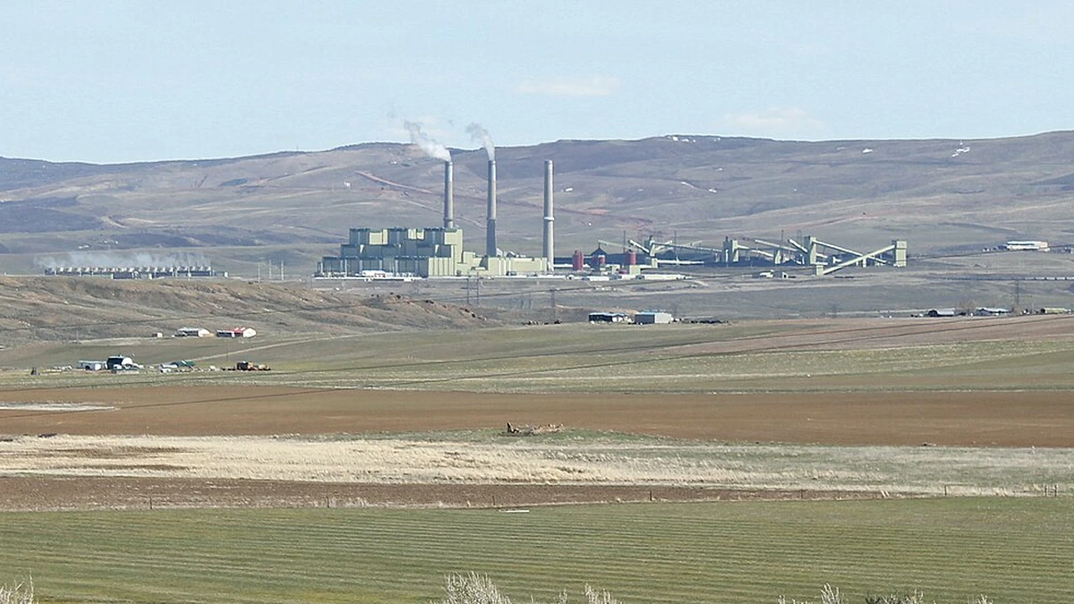 Craig Station coal-fired power plant near Craig in Moffat County, Colorado.