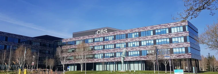 Statistics Netherlands (CBS) office building in Heerlen, Netherlands.