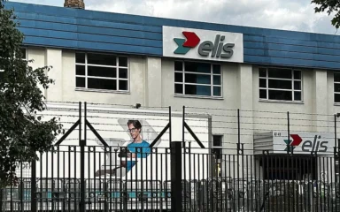 Elis commercial laundry facility in Camberwell, London.
