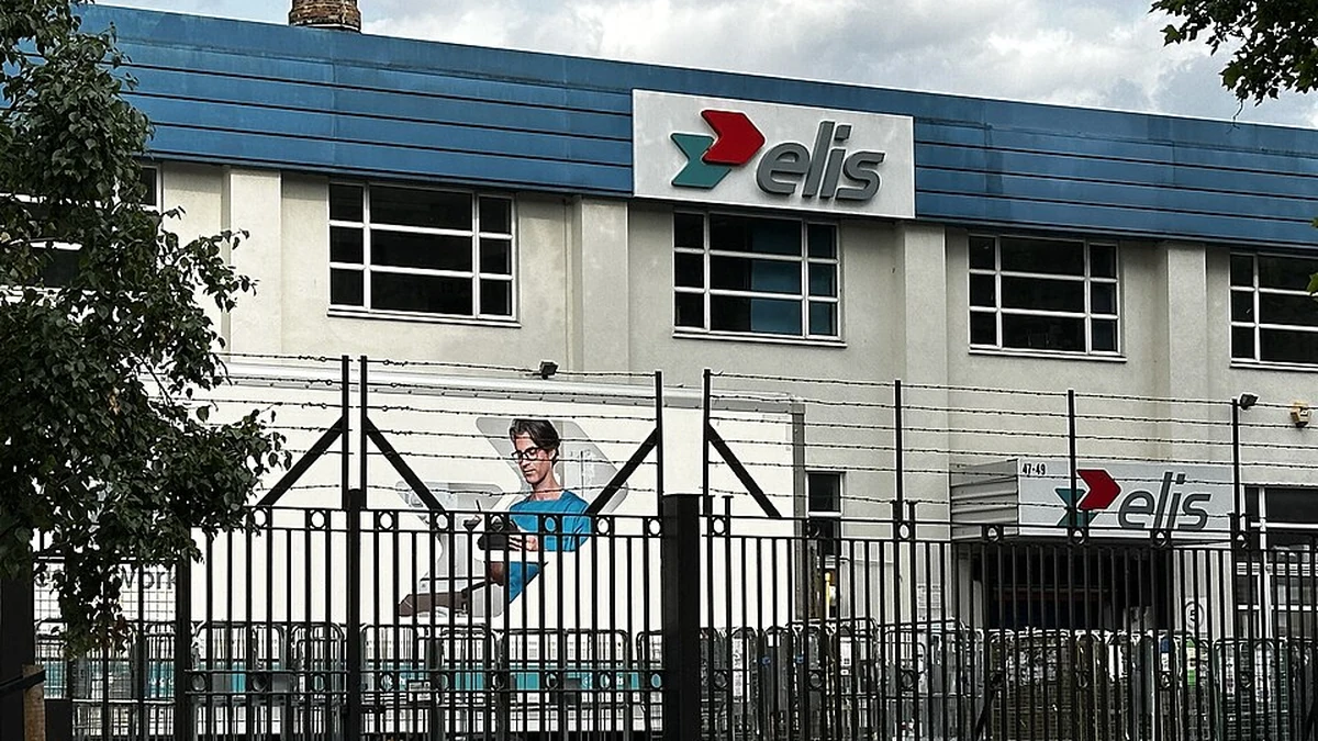 Elis commercial laundry facility in Camberwell, London.