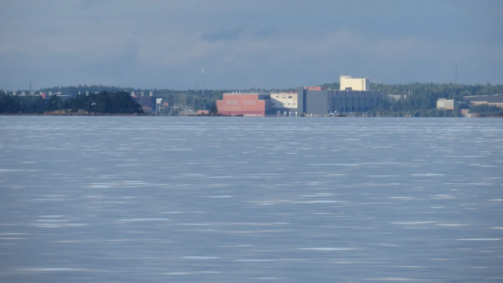 Google data center at the former Summa paper mill site in Hamina, Finland.