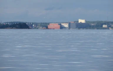 Google data center at the former Summa paper mill site in Hamina, Finland.