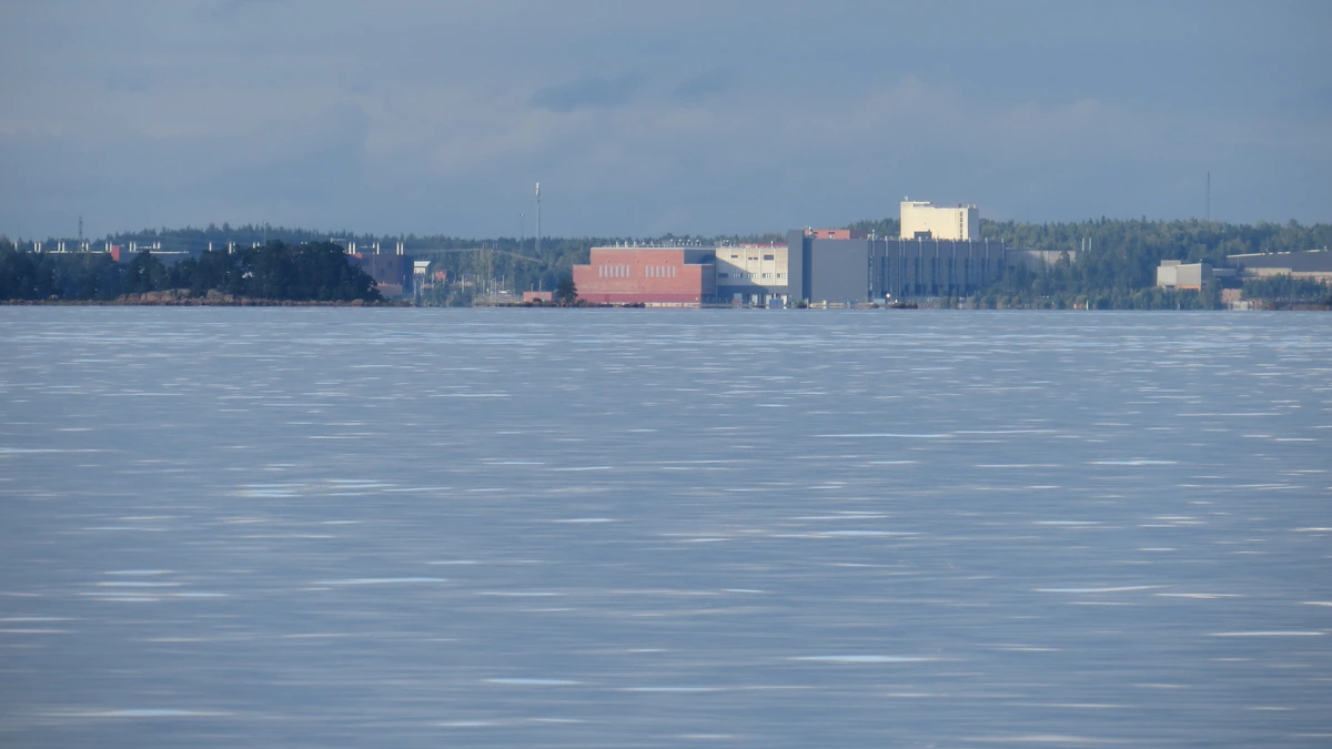 Google data center at the former Summa paper mill site in Hamina, Finland.