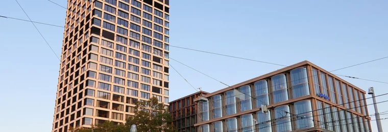 Baloise Park office complex in Basel, Switzerland.