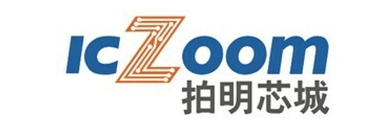 ICZOOM Group Inc. logo with blue lettering, an orange stylized Z and Chinese characters.