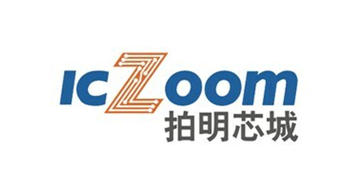 ICZOOM Group Inc. logo with blue lettering, an orange stylized Z and Chinese characters.