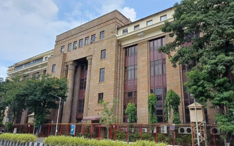 Reserve Bank of India headquarters building in Mumbai.