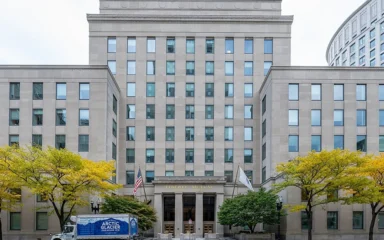 Liberty Mutual headquarters building in Boston, Massachusetts.