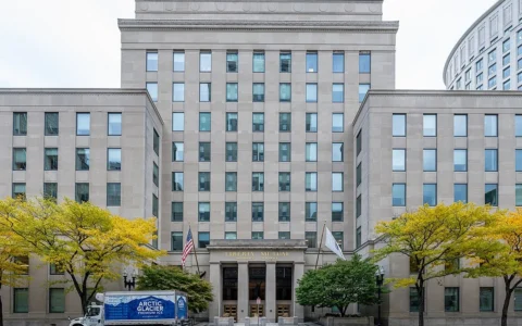 Liberty Mutual headquarters building in Boston, Massachusetts.