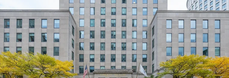 Liberty Mutual headquarters building in Boston, Massachusetts.