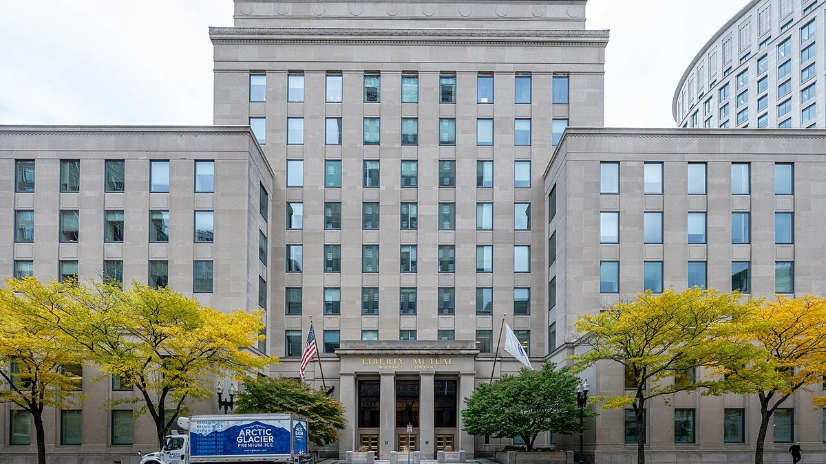 Liberty Mutual headquarters building in Boston, Massachusetts.