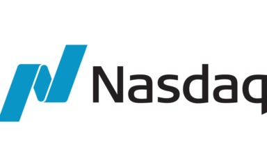 Nasdaq logo.