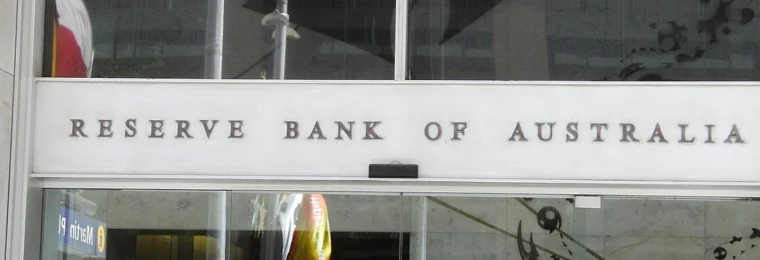 Reserve Bank of Australia signage at the bank’s Sydney building.