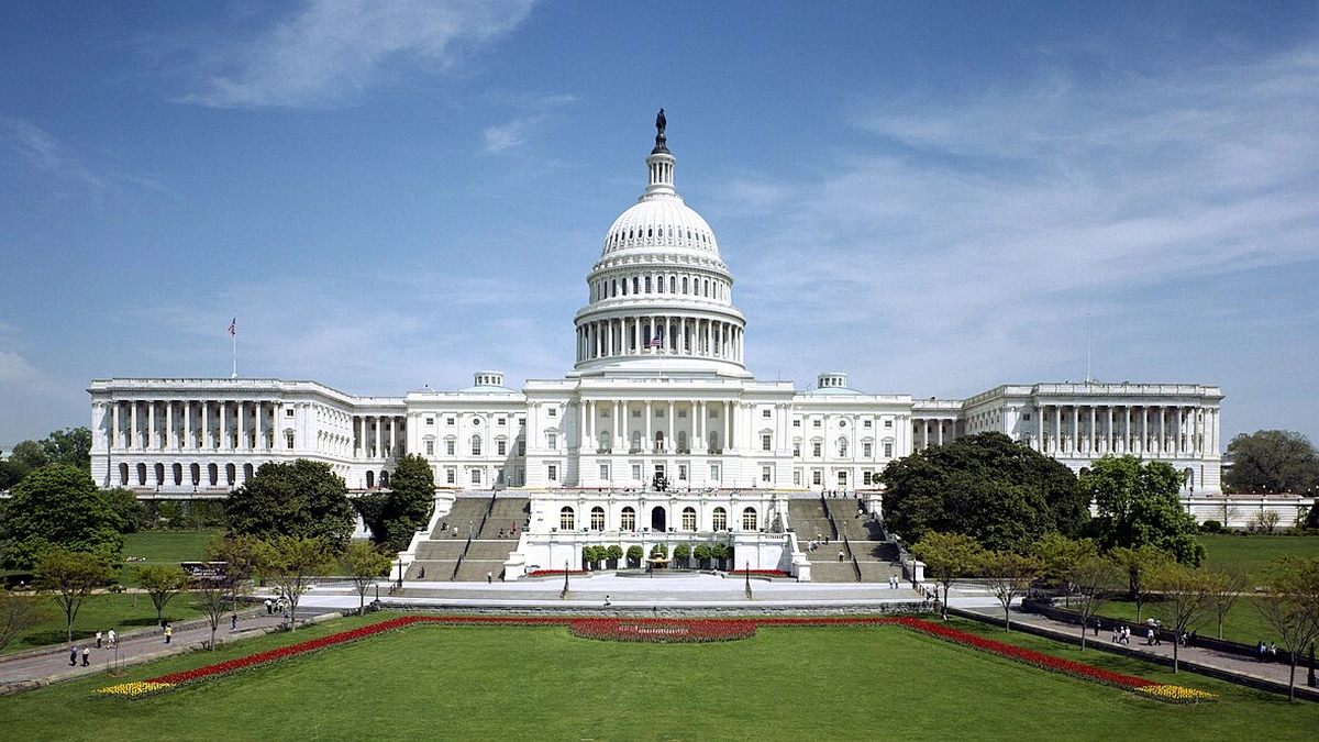 West front of the U.S. Capitol in Washington, D.C.