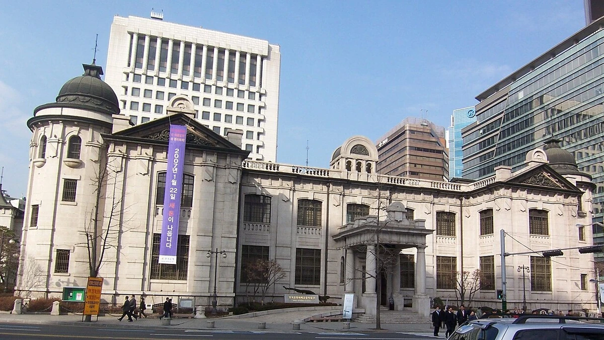 Bank of Korea building in Seoul, South Korea.