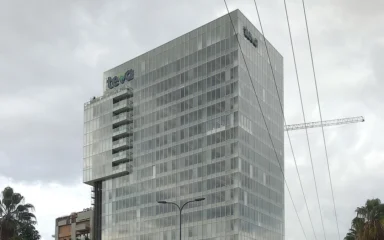 Teva Pharmaceutical Industries headquarters building in Ramat HaHayal, Tel Aviv.