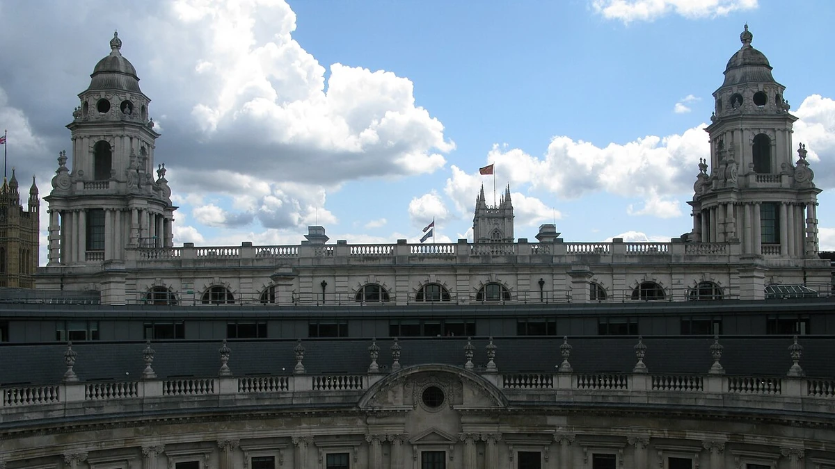 100 Parliament Street government offices in Westminster, London.