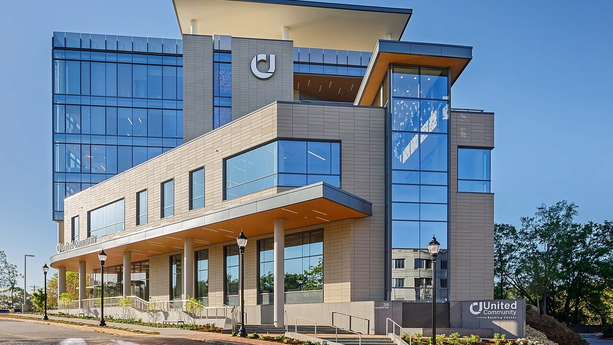 United Community Bank headquarters building in Greenville, South Carolina.