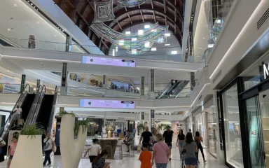 Shoppers inside American Dream Meadowlands in East Rutherford, New Jersey.