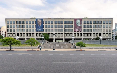 Frances Perkins Building, headquarters of the U.S. Department of Labor, in Washington, D.C.