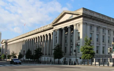 United States Treasury Building in Washington, D.C.
