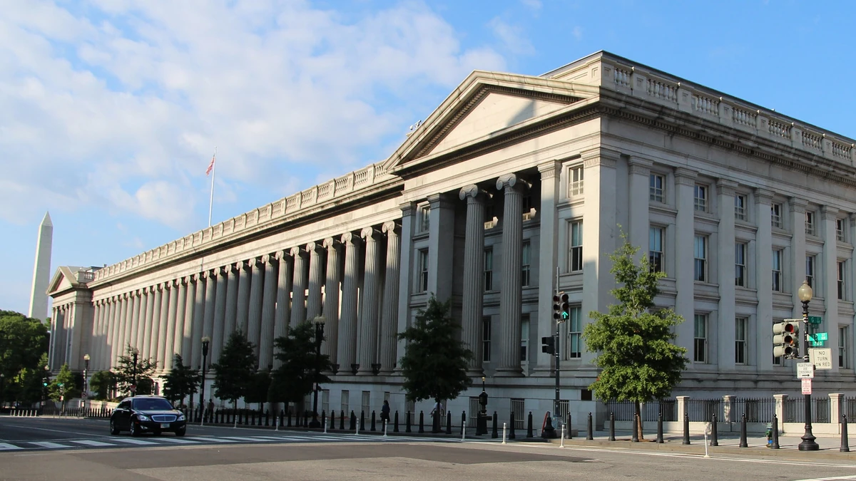 United States Treasury Building in Washington, D.C.