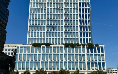 Visa headquarters building at Mission Rock in San Francisco.