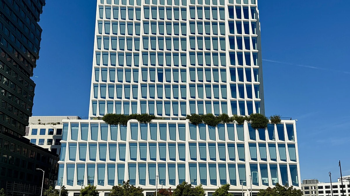 Visa headquarters building at Mission Rock in San Francisco.