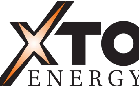 XTO Energy logo in black and orange.