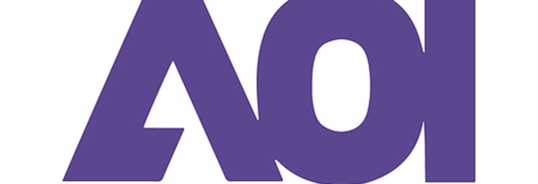 Applied Optoelectronics AOI corporate logo in purple.