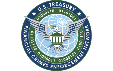 Financial Crimes Enforcement Network insignia.