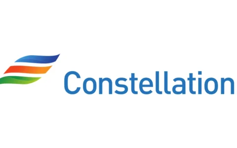 Constellation Energy logo on a white background.