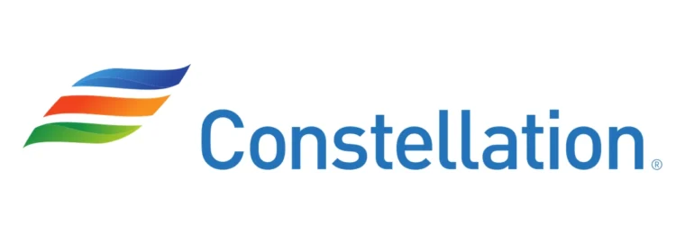 Constellation Energy logo on a white background.