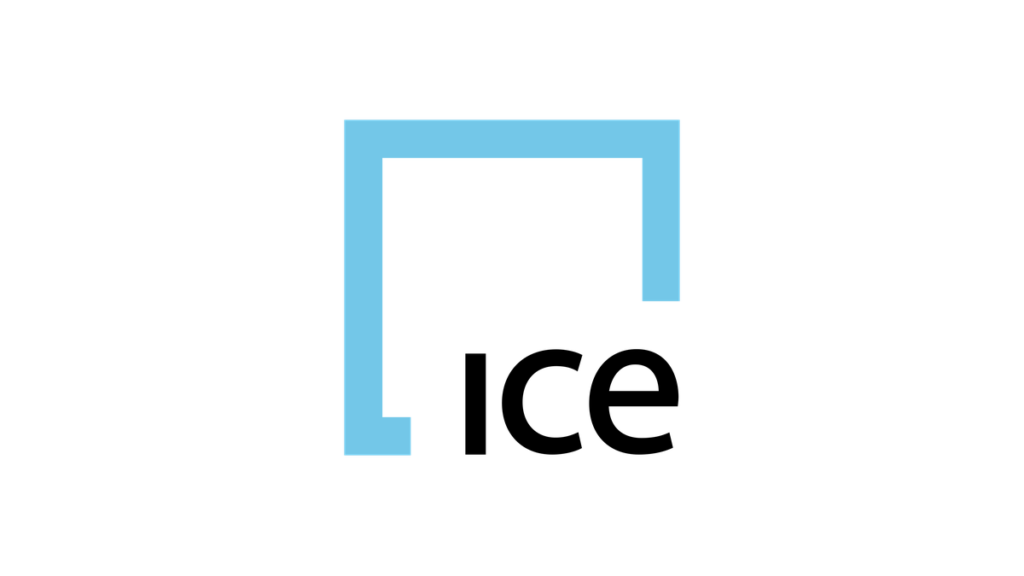 Intercontinental Exchange ICE logo.