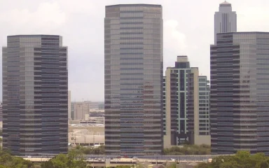 Office towers at Four Oaks Place in Houston, the complex where Main Street Capital has its headquarters.