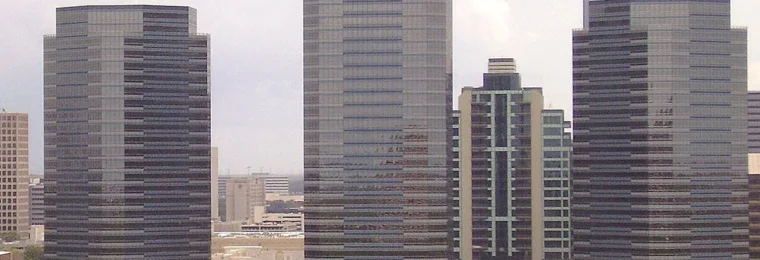 Office towers at Four Oaks Place in Houston, the complex where Main Street Capital has its headquarters.