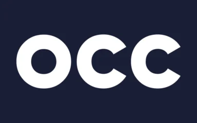 Options Clearing Corporation OCC logo.