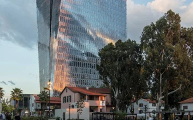 Azrieli Sarona Tower in Tel Aviv, where Pagaya lists its Tel Aviv office.
