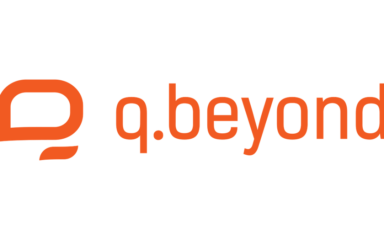 Orange q.beyond AG logo.