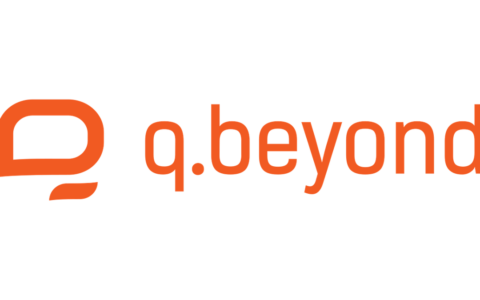 Orange q.beyond AG logo.