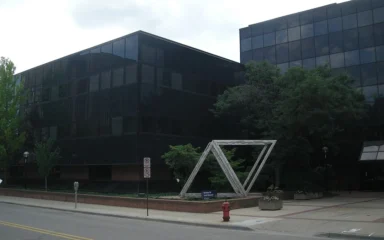 Exterior of the University of Michigan Institute for Social Research building in Ann Arbor, Michigan.